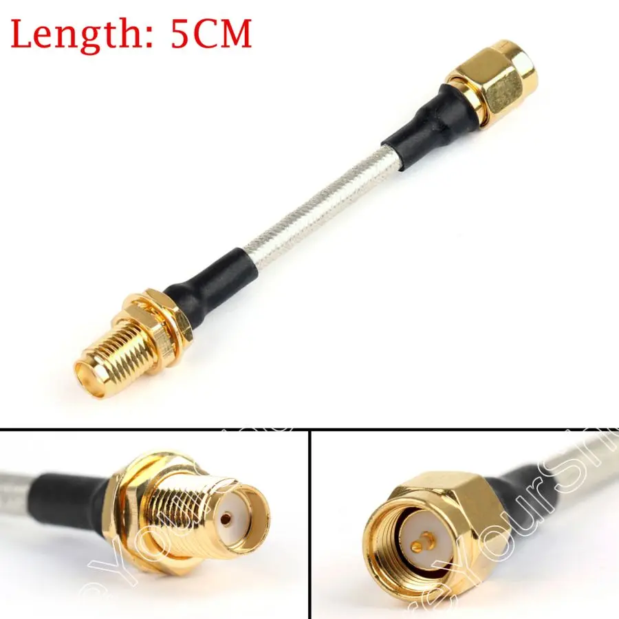 Areyourshop Sale 5CM SMA Male To SMA Female RG141 Extension Cable Made With Semi Rigid Cable  Jackpl