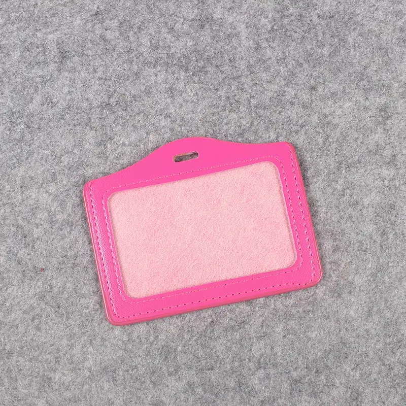 Portatarjetas de PU para mujeres y hombres, soporte de insignia y accesorios, protector de entrada de escuela de enfermera de Hospital, tarjeta y