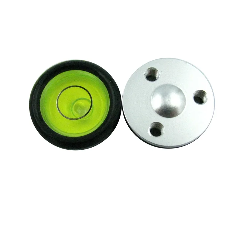 Prism Pole Bubble Right bracket Bubble Levels Carbon Fiber Spirit level bubble with Mounting Holes for Haida  DIA19*13.5mm