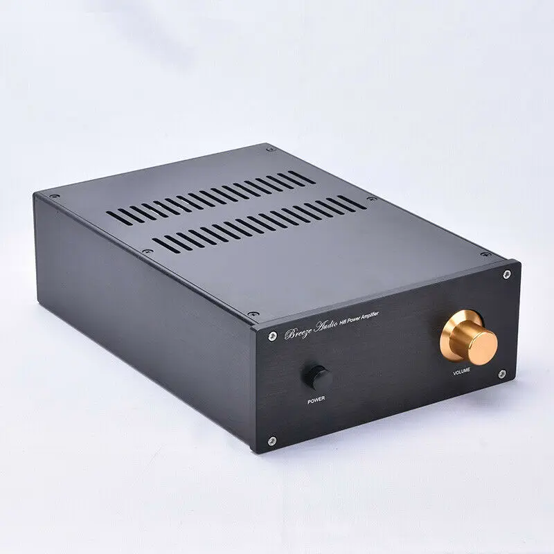 

ZEROZONE Black Aluminum Enclosure Case Power Amp Chassis PSU Box 220*90*311mm L14-35