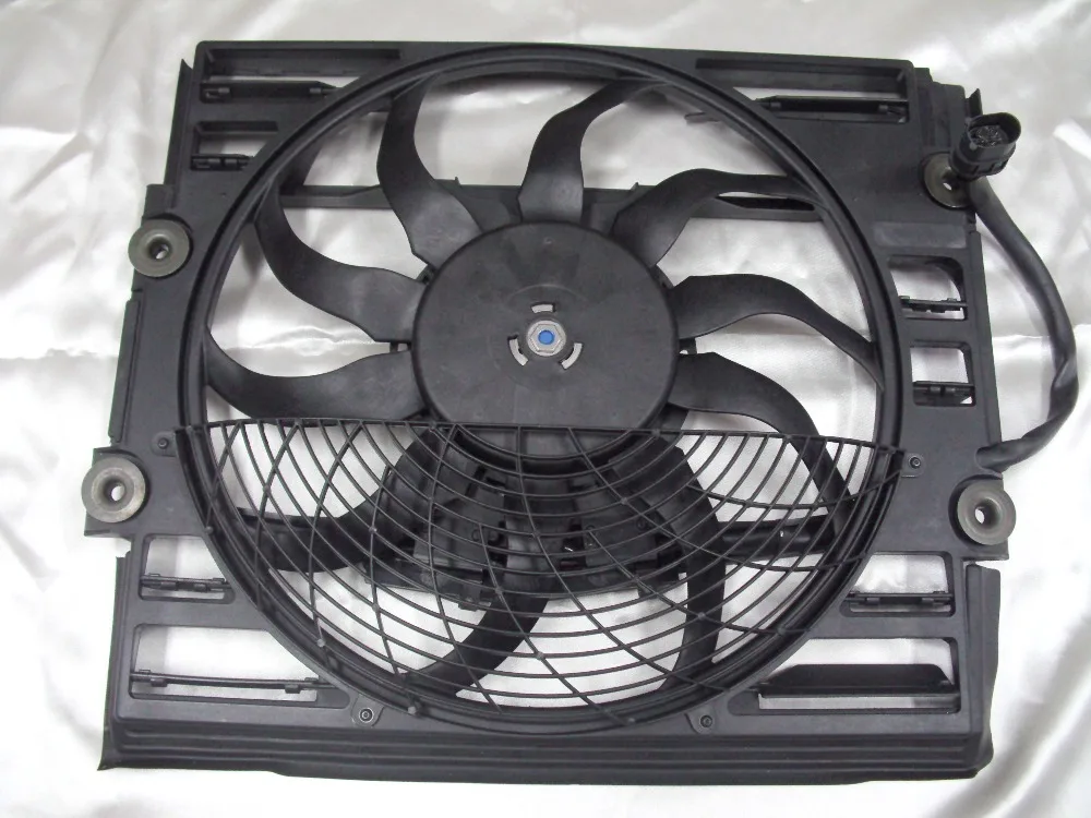 Auxiliary Radiator Cooling Fan Motor Assembly for BMW E38  1996-1998  OE: 64548380774