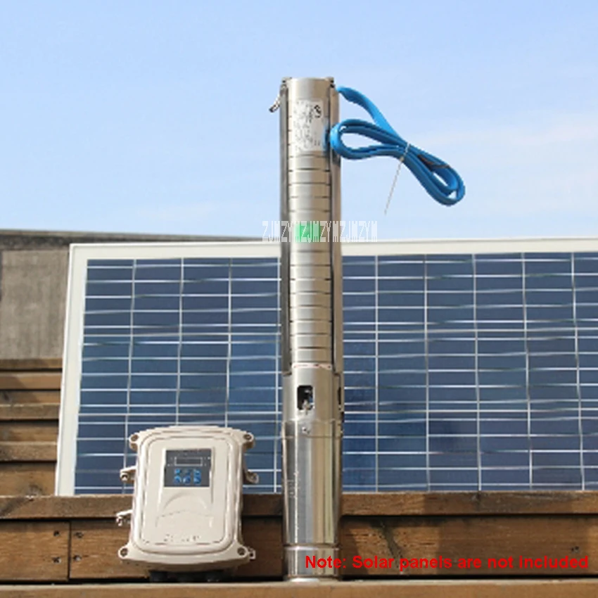 New Solar Submersible Pump High quality Stainless Steel Solar Water Pump With DC Brushless Motor MPPT Controller 4DSC5-67-72-750