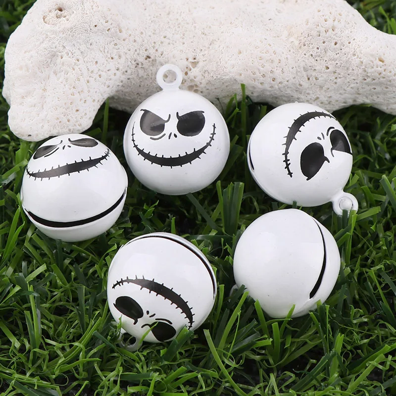 2pc Halloween School Metal Jingle Bells Loose Beads Festival Party Decoration/Christmas Tree Decorations/DIY Crafts Accessories