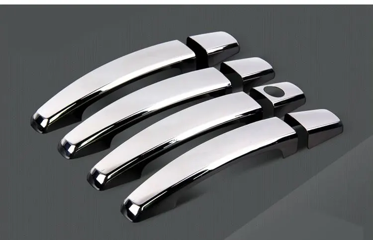 For Citroen C-Elysee 2013-2017 Chrome Handle Covers Trim Set of 4Pcs C Elysee Car Accessories Stickers Car Styling 2014 2015