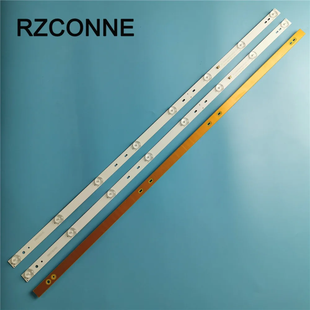 

740mm*18mm 8leds 6v universal LED Backlight Strips w/ Optical Lens for 39'' 40'' TV Monitor