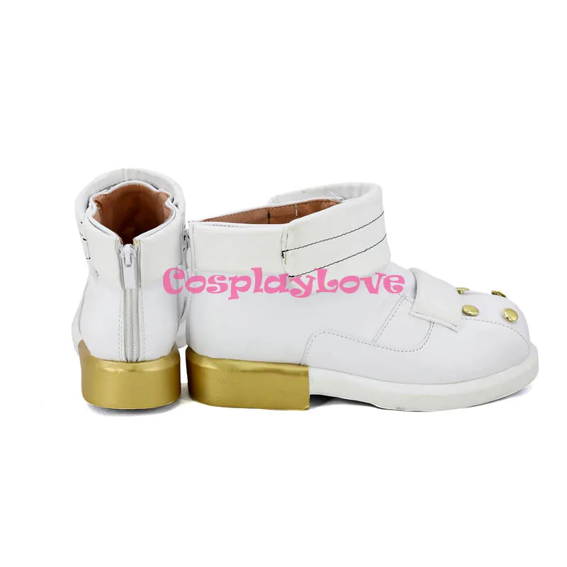 P Sun And Moon Aether Foundation Employee White Cosplay Shoes Boots Newest Custom Made For Halloween CosplayLove