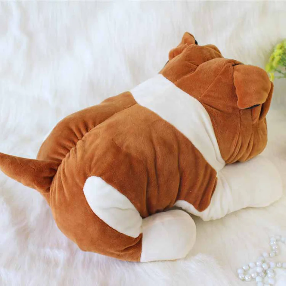 20cm Plush bulldog shar pei dog Toy stuffed animal doll pendant baby kids friend birthday gift present home car decor