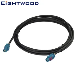 Eightwood Vehicle Transmission Fakra HSD Adapter LVDS HSD 535 4-Core Cable FAKRA Z Jack Female Connector Shielded Dacar 300cm