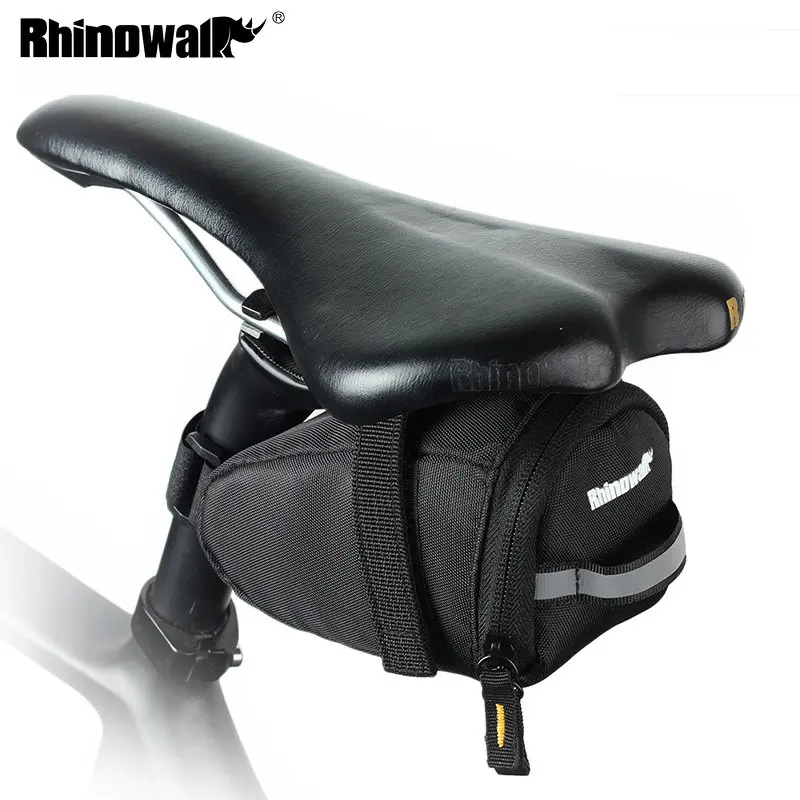 Rhinowalk Ultralight Bicycle Saddle Bag Mountain Bike Rear Top Tube Bag Road Bike Cycling Rear Seat Tail Bag Repair Tools Bag