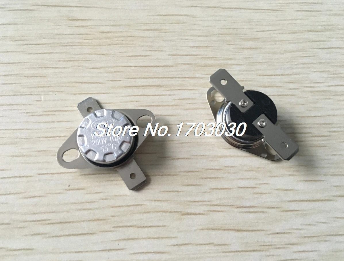 

50 pcs Temperature Switch Thermostat 55C N.O. KSD301 Normal Open