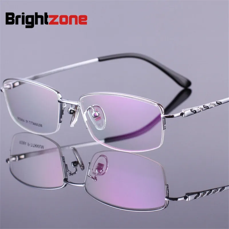 

Myopia Spectacle Frame Male Pure Titanium Glasses Frame IP Electroplate Spectacle Frame Business Affairs Exquisite Danyang RS964