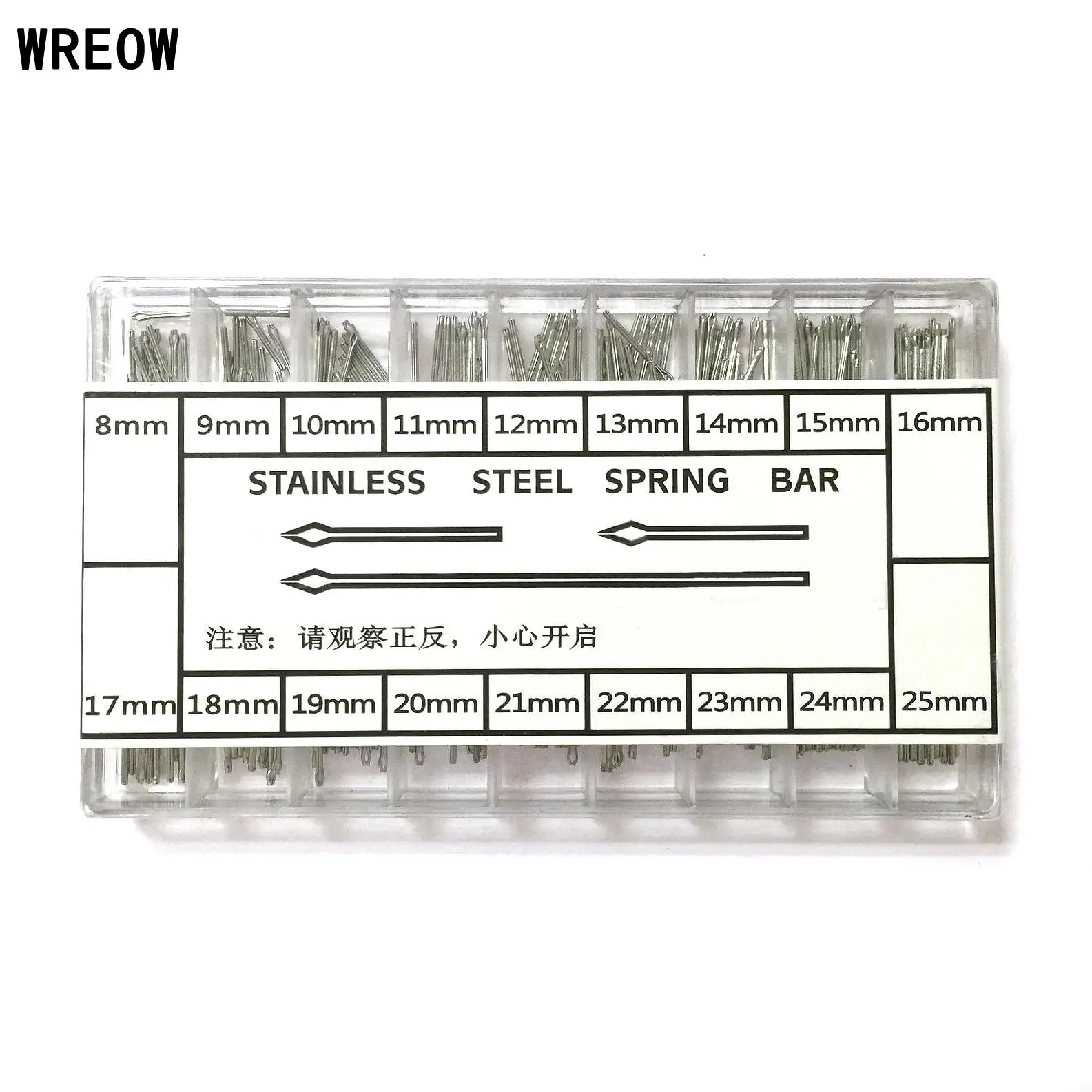 360PCS Stainless Steel Watch Spring Pins Metal Strap Band Spring Pin Watch Link Bar Pins Spring Pin Tool for 8-25mm Watchband