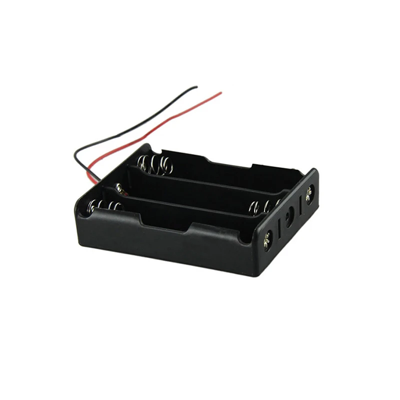 1/2/5Pcs Plastic 18650 DIY Battery Holder 3x18650 Batteries Clip Case Box Container with Wire Lead Pin Wholesale