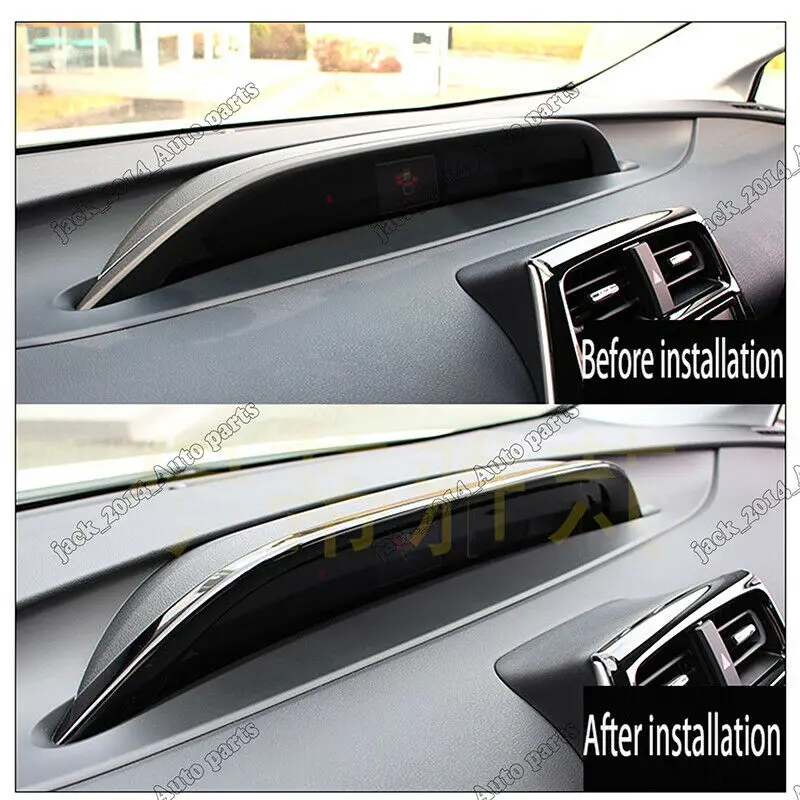 ABS Inner Meter Chrome Panel Garnish Cover Trim for Toyota Prius XW50 50 2016 2017 2018