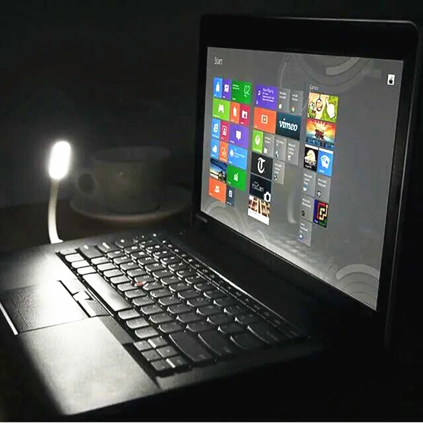 USB Power bank LED Night light Mini notebook Nightlight Desk Reading lamp For PC Mobile Power luminaria Computer 10 Colors