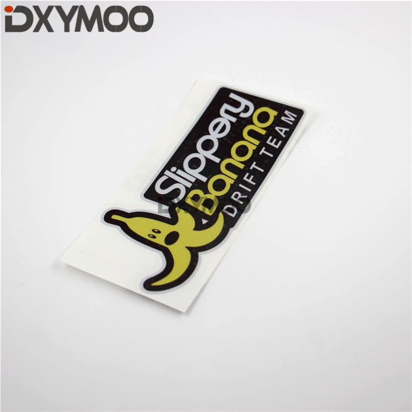 Car Stickers Reflective 3M for Slippery Banana DRIFT TEAM 16x7cm