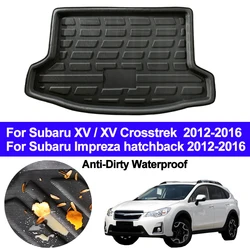 Car Rear Boot Cargo Liner Trunk Floor Carpets Tray Pad Mat For Subaru XV/ XV Crosstrek / Impreza Hatchback 2012 - 2014 2015 2016