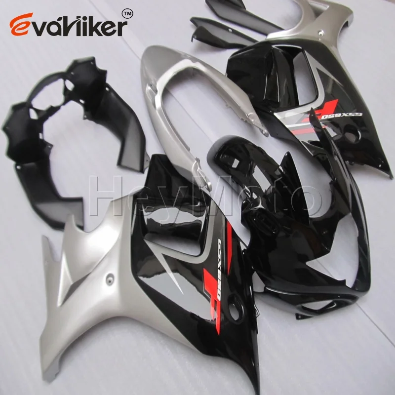 motorcycle fairing for GSX650F 2008 2009 2010 2011 2012 silver white GSX 650F 08 09 10 11 12 ABS motor panels H3