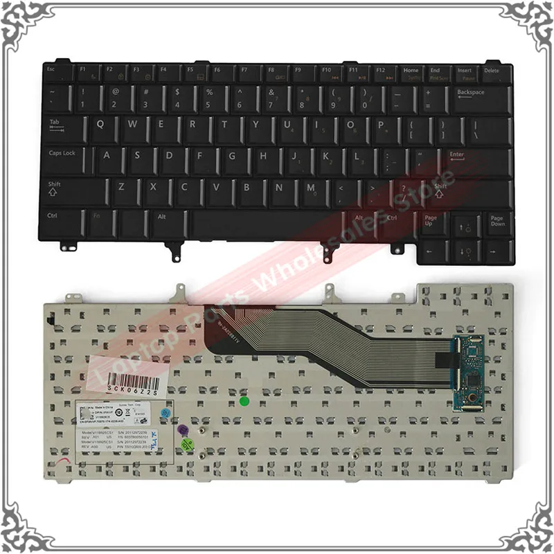 Original US Latin Spanish Keyboard For Dell Latitude E6320 E6330 E6420 E6430 E6440 E5420 E5430 with Backlit+Pointer Keyboard