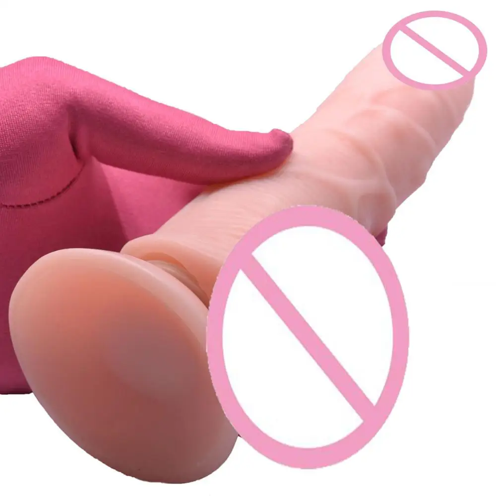 Hot Sale Big Dildo Realistic Penis with Suction Cup Sex Toys for Woman Silicone Real Rubber Dick Foreskin Cock Sexy Product Shop