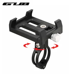 GUB PLUS 3 Plastic + Aluminum Bicycle Universal Phone Holder For 3.5-6.2 inch 360 Rotating Adjustable Support Bike Phone Stand