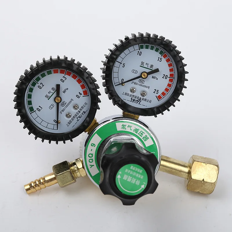 Hydrogen Meter Hydrogen Pressure Gauge Gas Pressure Reducing Valve Welding and Cutting Accessories Hydrogen Pressure Reducer