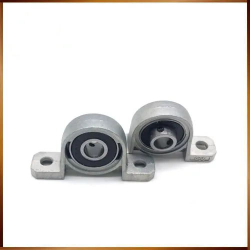 2Pcs Zinc Alloy Ball Bearing Housing Pillow Block Shaft Support KP08 KP000 KP001 KP002 KP003  Bearing pedestal Seat