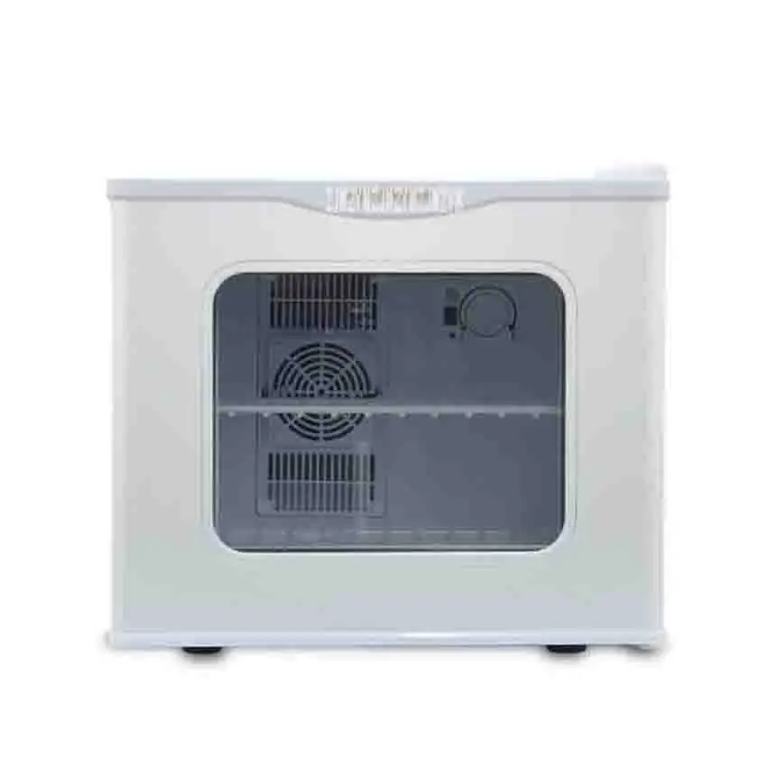 Refrigerador para hotel com porta única, refrigerador frio e quente para uso doméstico, 220v, 60w, 17l