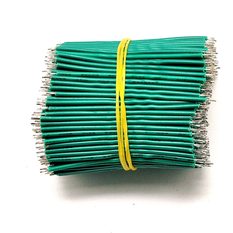 100PCS/Lot Tin-Plated Breadboard PCB Solder Cable 24AWG 5cm Fly Jumper Wire Cable Tin Conductor Wires Connector Wire