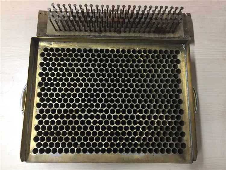 큰 초크 크기 76x12x11mm 구리 금형 초크 기계, 먼지없는 학교 초크 금형, 500 개/타임