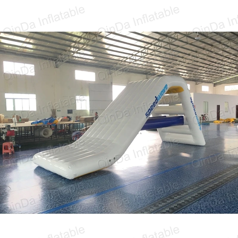 Ocean PVC Material Inflatable Floating Water Slide For Sales,lake Inflatable Water Slides Yacht Slide , Water Slide Boat