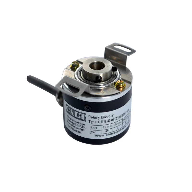 

CALT Hollow Shaft Incremental encoder GHH38 38mm outer diameter 6mm shaft Optical Rotary Encoder Line driver output