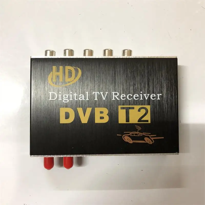 150KM/H Global Version High Speed Mobile Car HD DVB-T2 Receiver Tuner Mobile Digital TV Reciver H.264 MPEG-4 HD 1080P Support