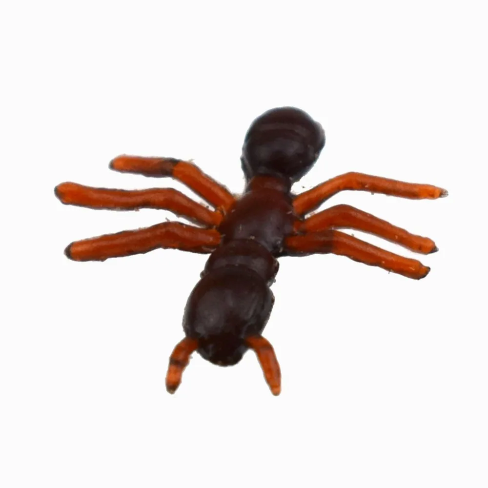 20pcs Simulation Ants Plastic Mini Ants Toys 1.5*1.5cm Halloween Funny Insect Joking Toy Bug Ant Toy For Children Gifts