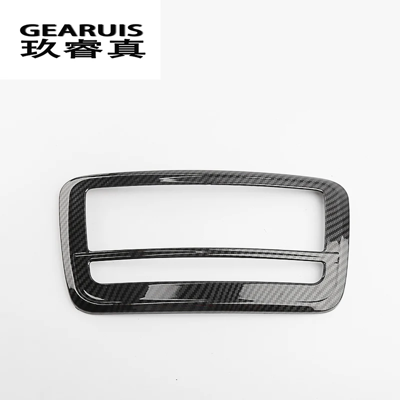 Car Styling Carbon Fiber Center Console CD panel Frame Auto Cover Stickers Trim For Mercedes Benz A GLA CLA Class W176 X156 C117