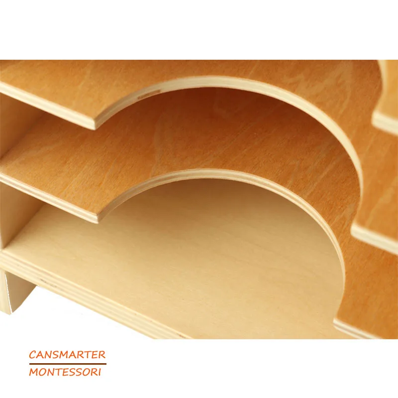Montessori Materials Baby Toys Wooden Geometric Card Cabinet Preschool Learning Training and Educational Toys for Children