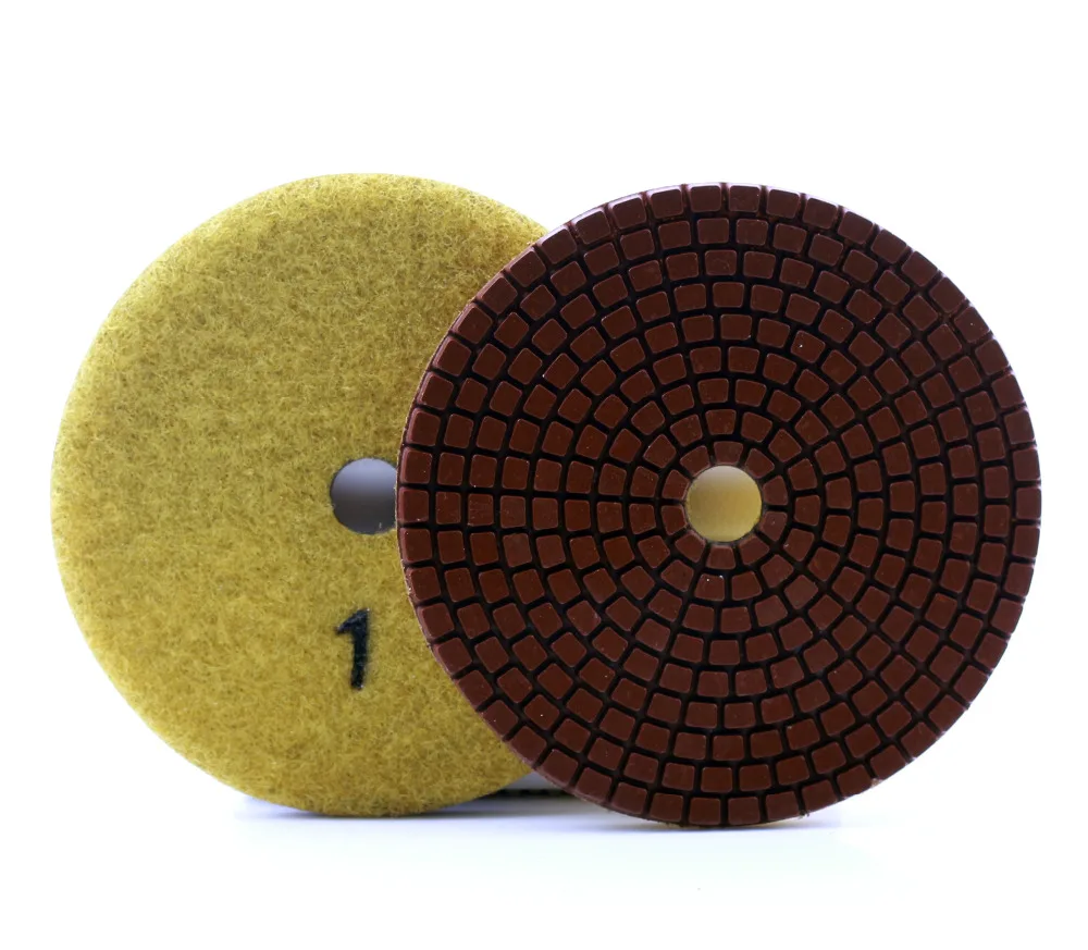 Tamanhos de polimento para granito, mármore e pedra de design premium de 100mm, 4 polegadas