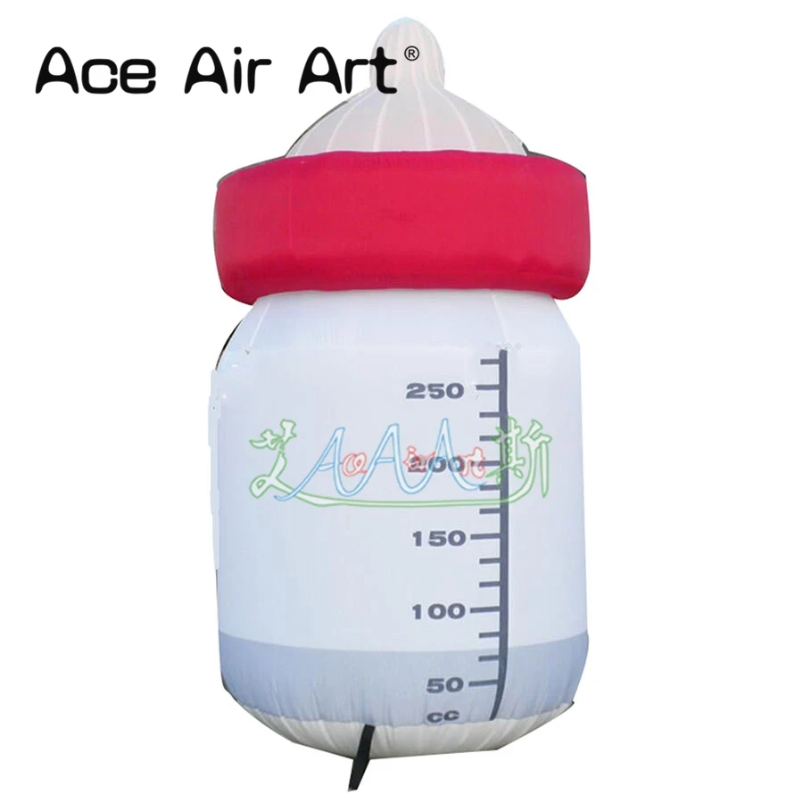 Inflatable Advertising Baby Bottle Replicas with Blowing Advertising Ecoration of Mother and Child Shop