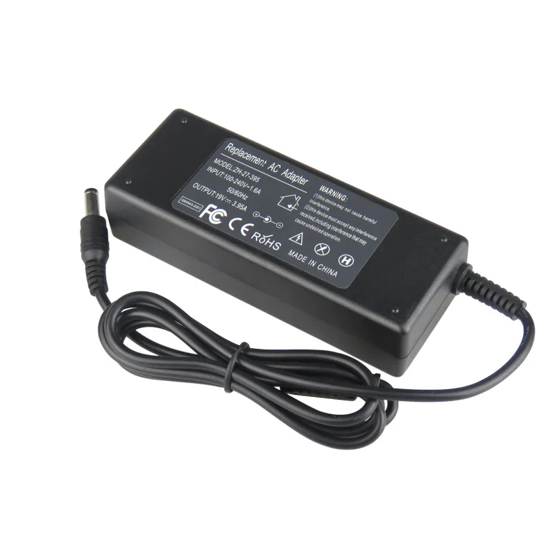 Laptop AC Adapter Charger 75W 19V 3.95A for Toshiba Satellite PA3468U-1ACA PA3432U-1ACA PA3432E PA3380U PA3097U-1ACA PA3396U-1AC