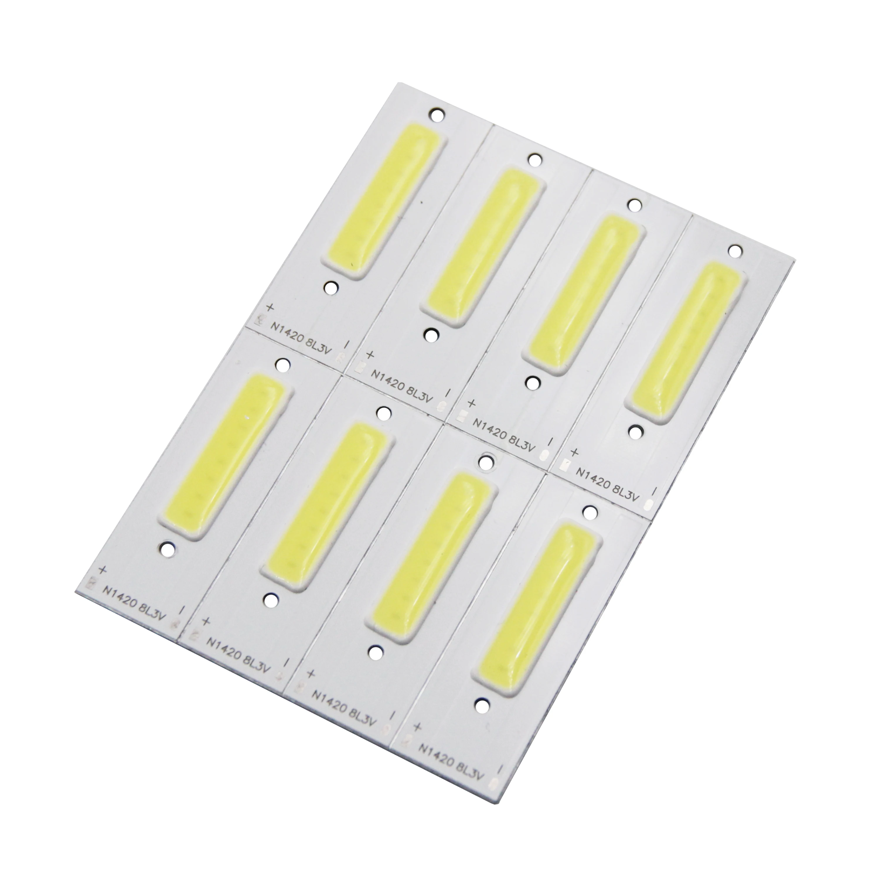 Vendita calda 3 v-3.7 v 43 millimetri 15 millimetri 1.5 w diodo led cob Strip bar luce di chip fonte per il lavoro della lampada FAI DA TE luce