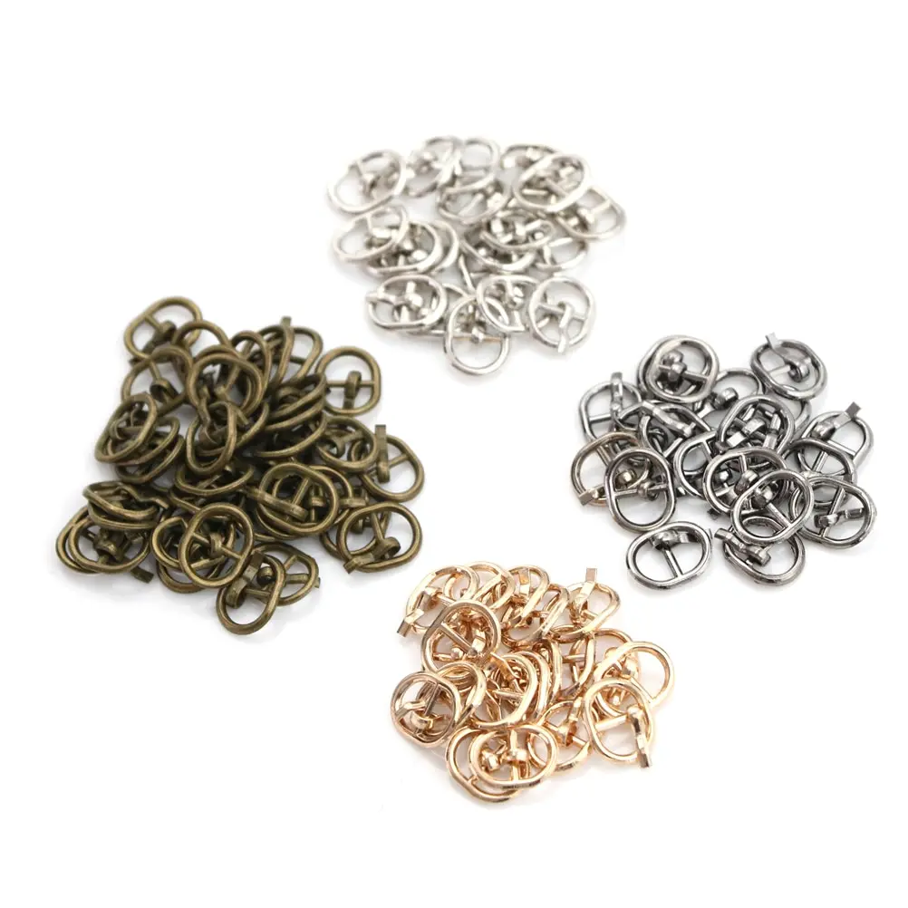 10PCS/lot 5.5MM Mini Ultra-small Tri-glide Buckle Belt Buckle Doll Bag Buckle Diy Doll Buckle Shoes Accessories