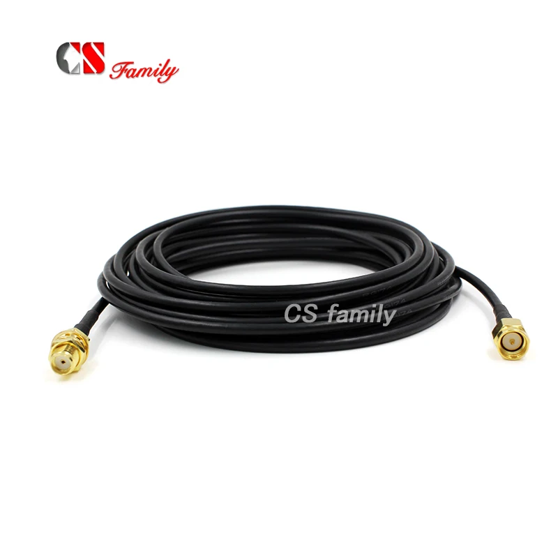 Antenna per cavo di prolunga RG174 5M SMA maschio a SMA femmina di alta qualità