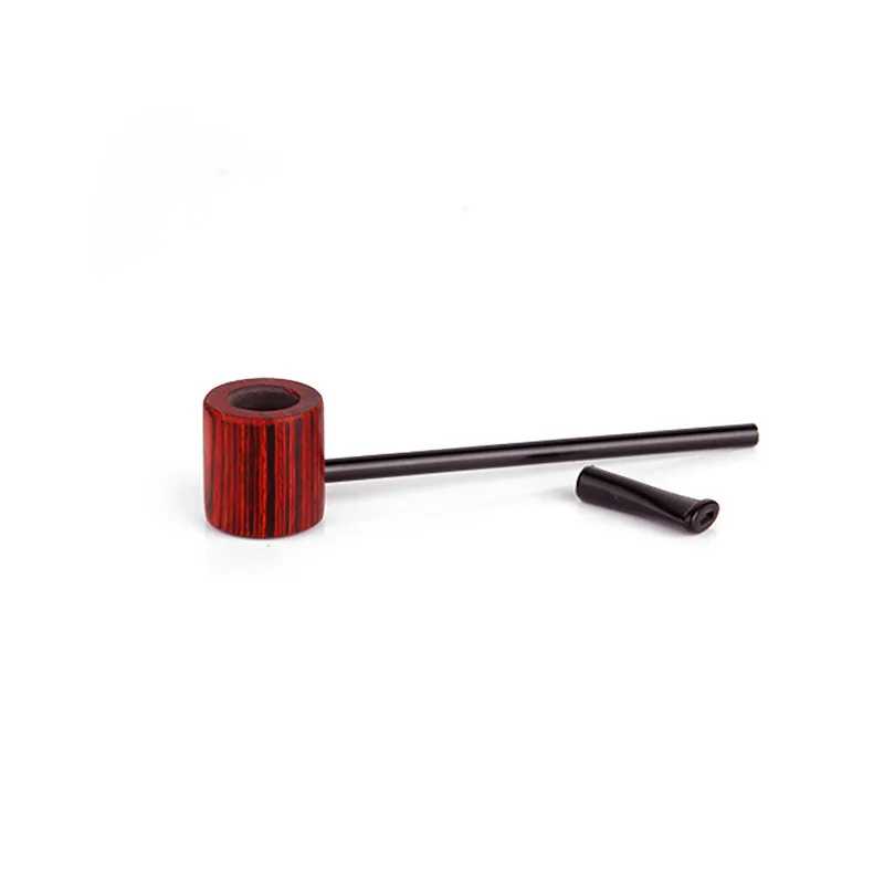 Ebony Wood Pipes Popeye Portable Creative Smoking Pipe Herb Tobacco Pipe Narguile Grinder Smoke Cigarette Holder