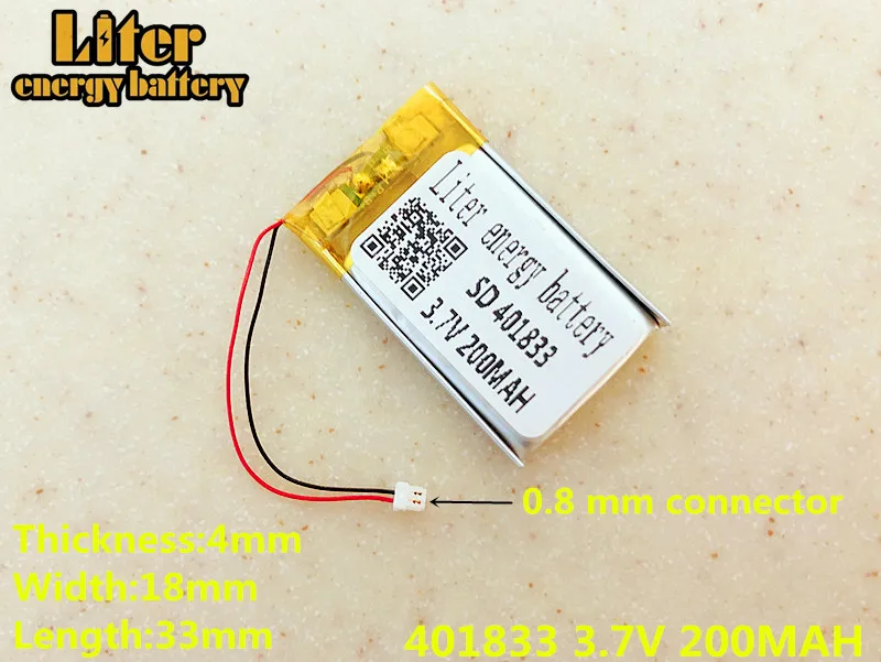 Wymiana 3.7 V 200 mAh akumulator litowo polimerowy akumulator litowo-jonowy bateria do Sony MP3 NW-E002 NW-E003 NW-E005 oryginalna wtyczka 401833