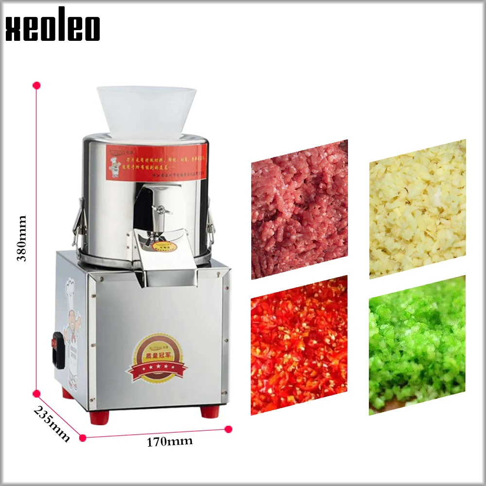 آلة تقطيع حشو XEOLEO ، مفرمة خضروات ، ثوم ، جوز الهند ، مطحنة تقطيع اللحم ، آلة تعبئة الزلابية