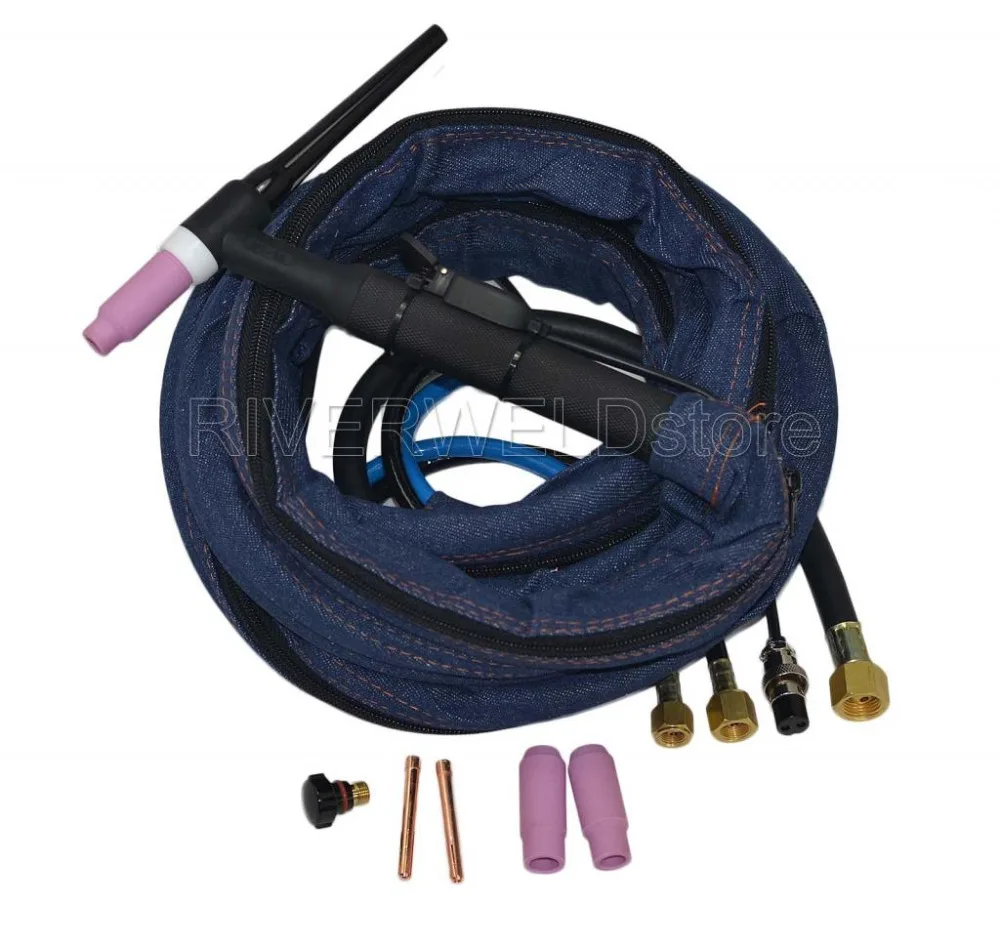 

WP18-12 TIG Welding Torch Complete 12-Foot 3.8-Meter Water Cooled 350Amp & M12*1