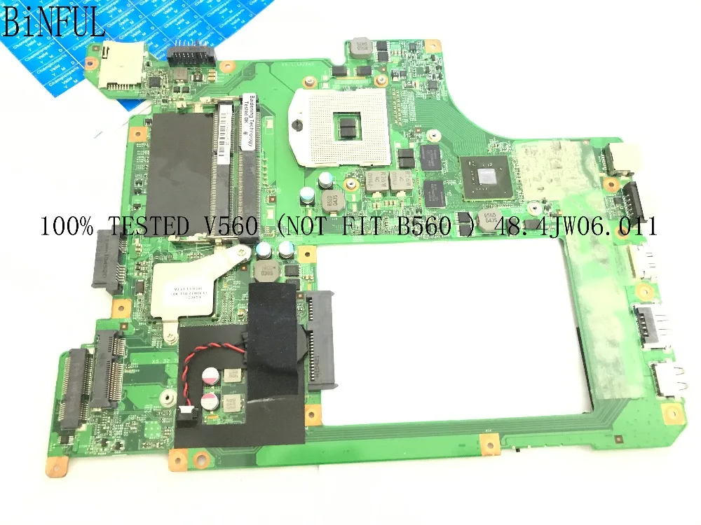 FAST SHIPPING  10203-1 LA56 MB 48.4JW01.011 LAPTOP MOTHEBOARD FOR LENOVO V560 NOTEBOOK MAINBOARD TESTED OK (NOT FIT B560)