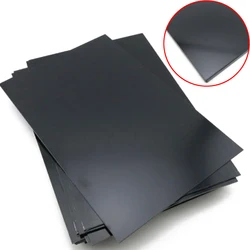 1 Piece New Durable Black ABS Styrene Plastic Flat Sheet Plate 0.5mm Thickness