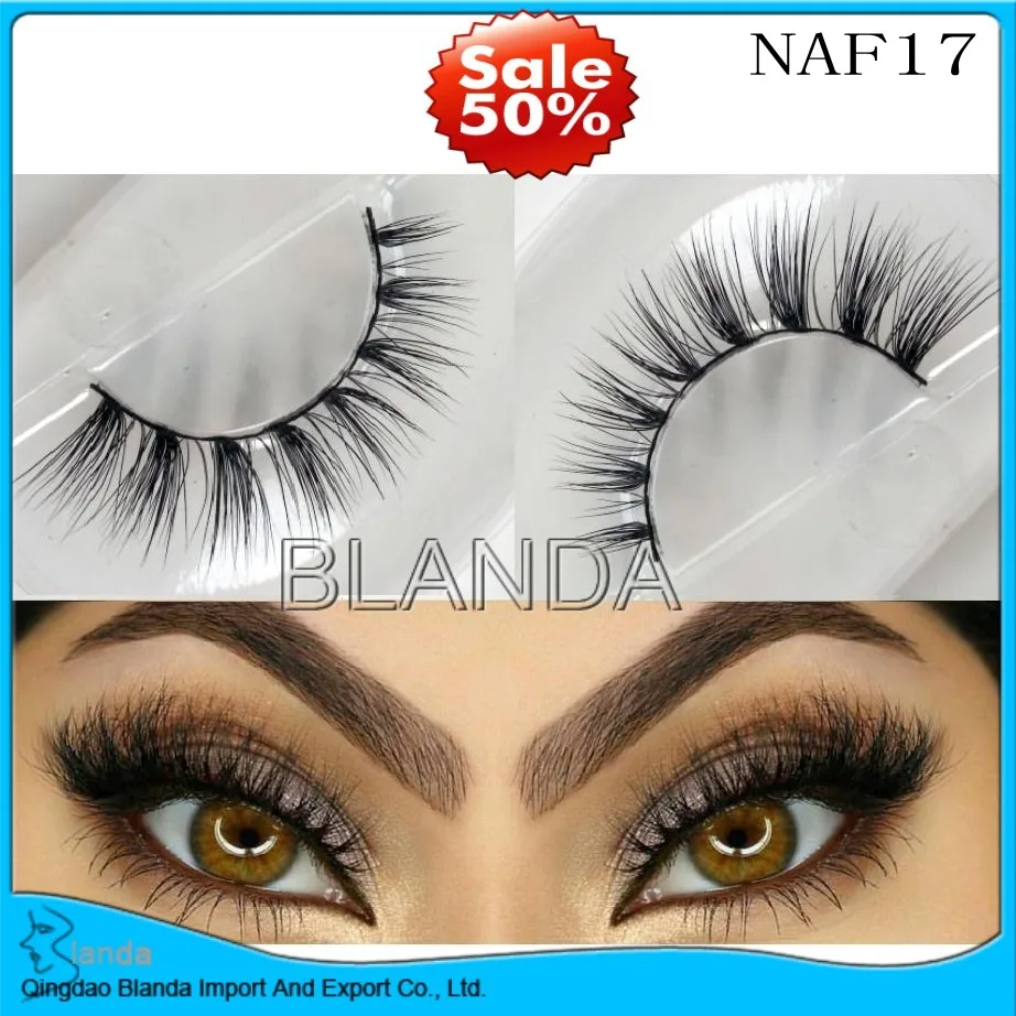 IN USA 200pairs Makeup Mink Eyelashes 100% Cruelty free Handmade 3D Mink Lashes Fluffy Full Strip Lashes Soft False Eyelashes