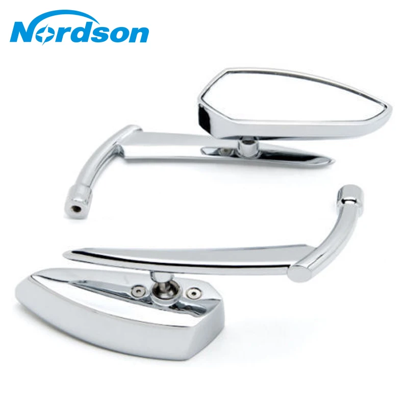 Nordson Motorcycle Rearview Mirror For Harley Davidson Road King Yamaha V-Star Vstar XVS Honda Shadow Spirit Velorex Deluxe 600